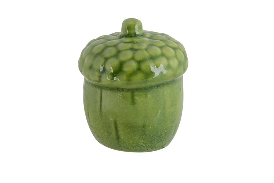 Decoratieve eikel in aardewerk - medium