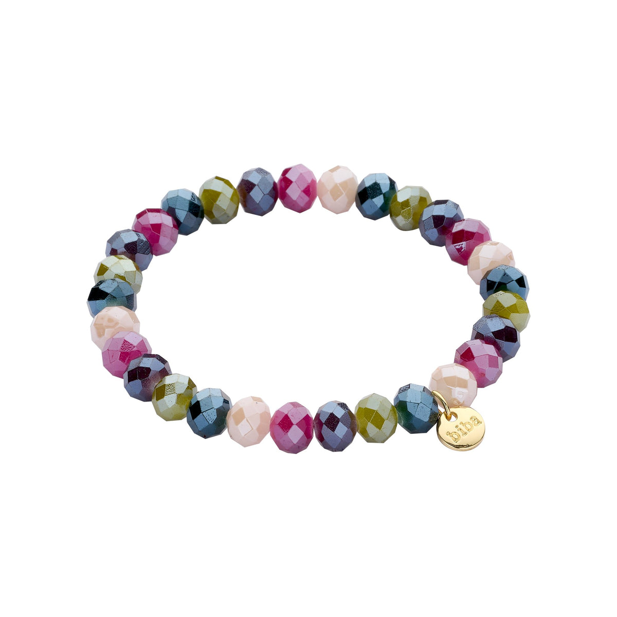 Biba armband Crystal Basics 8 mm Groen (55950MIX10) van Biba