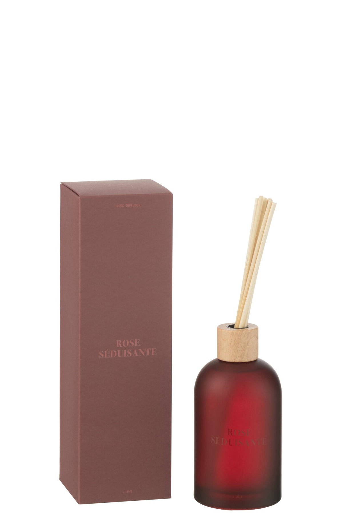 J-Line Geurstokjes Accords Essentiels Rose Séduisante – 250 ml