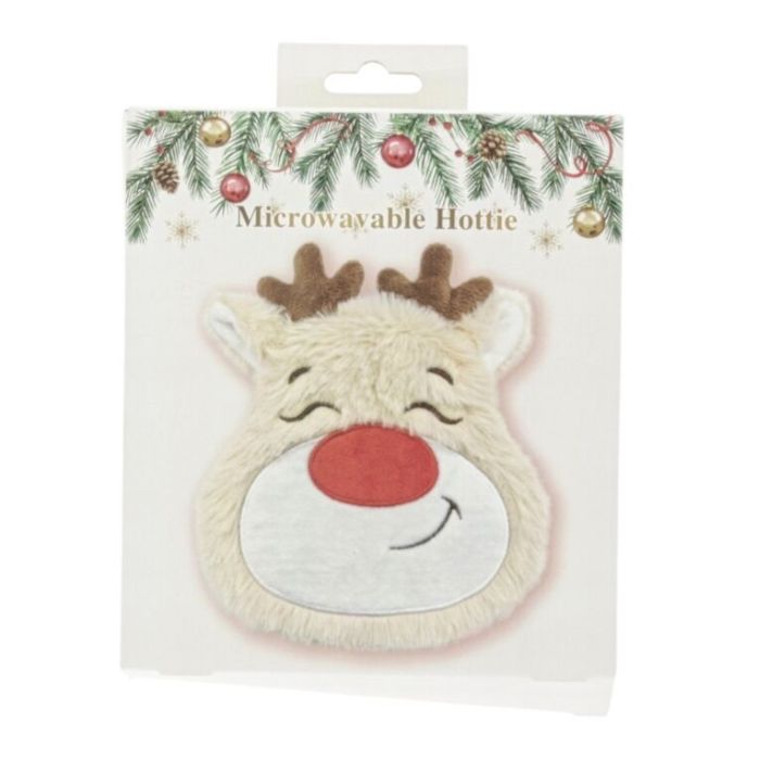 Warmtekussen Jingle rendier – 17 × 16 cm