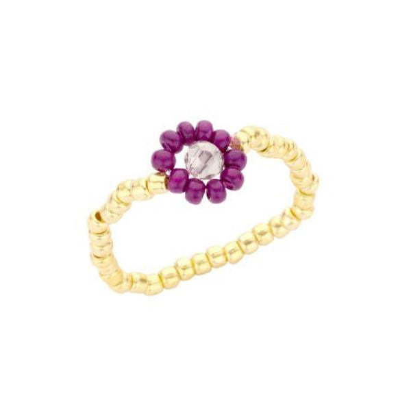Biba Ring elastiek - Paars - biba