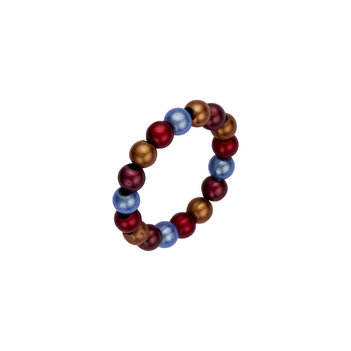 Biba ring blauw, 7407MIX03, verkrijgbaar bij Karla's in Boom