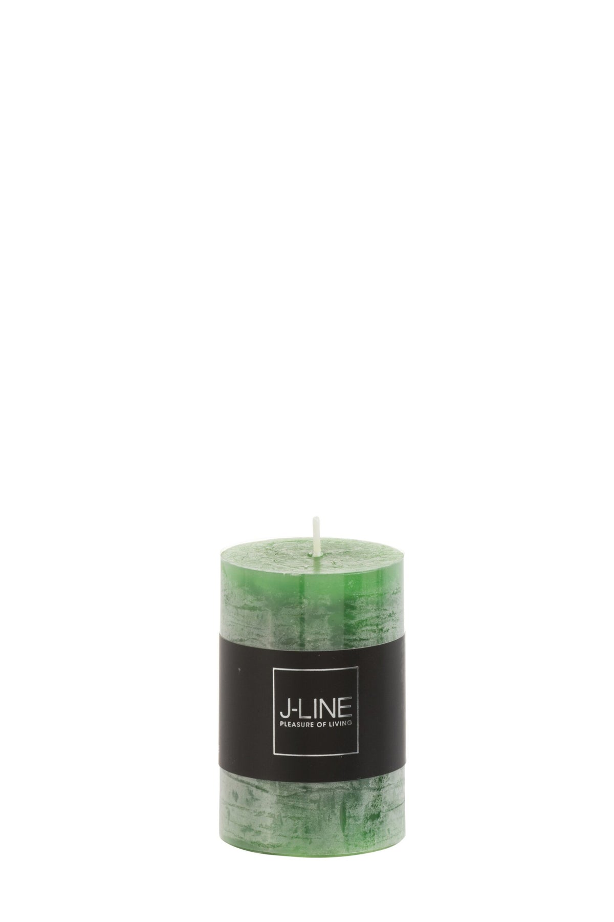 J-Line Cilinderkaars lichtgroen – 5 × 7,5 cm