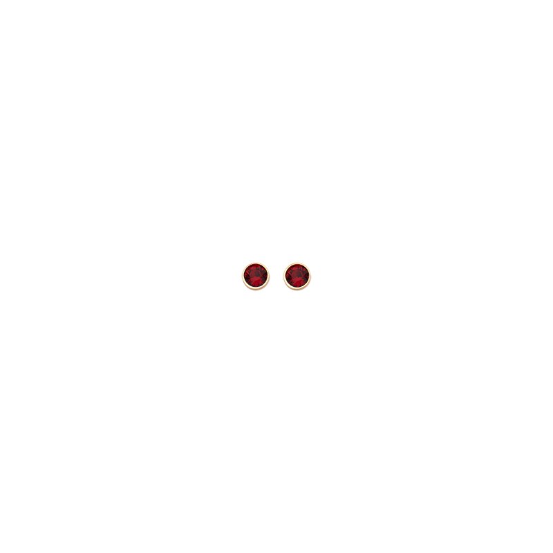 Biba oorknopjes rood – 82341SIAM | Karla's Boom