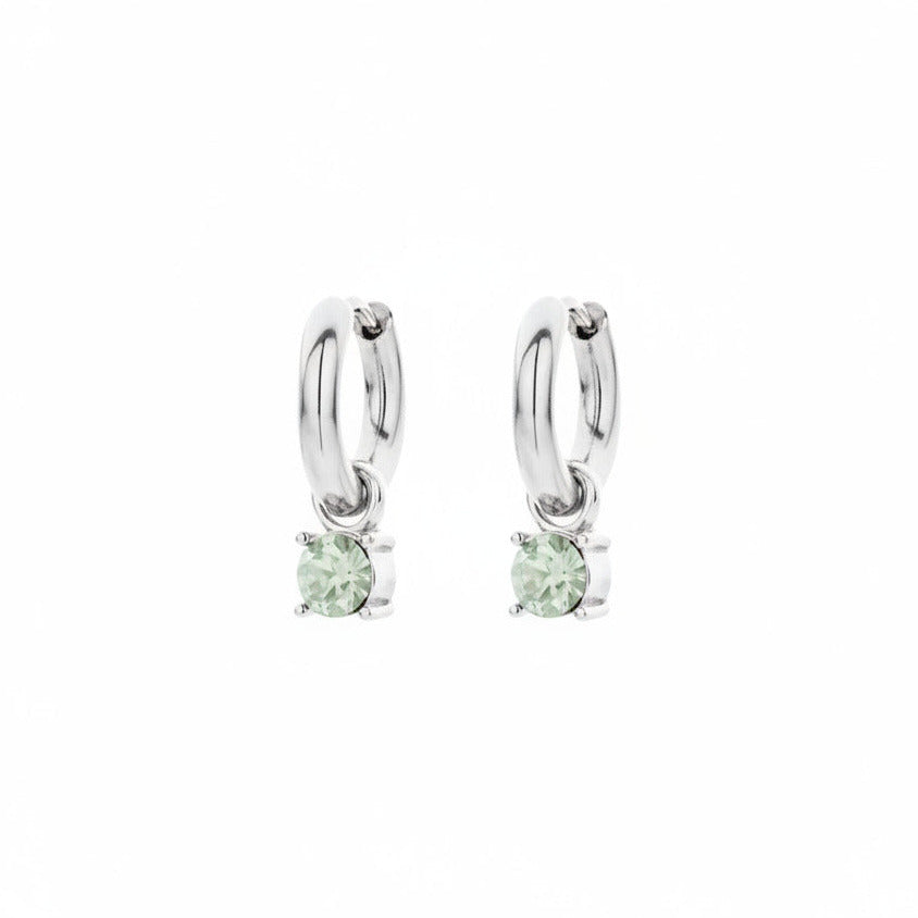 Biba Oorbellen Silver Glow Mint