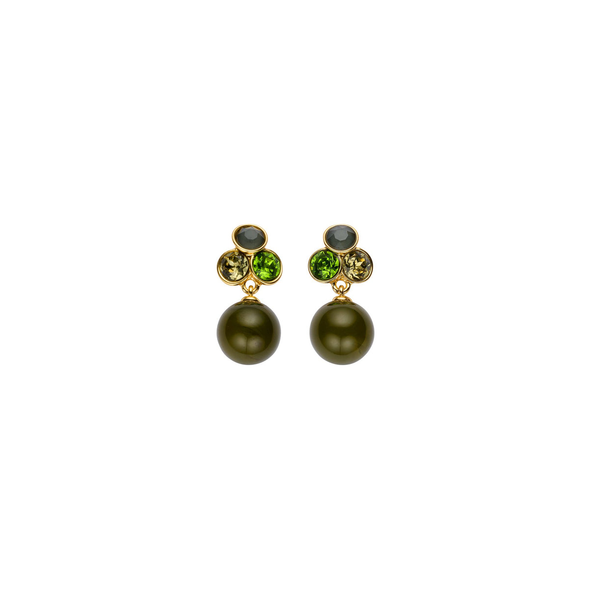 Biba oorbellen groen – 85132MIX05 | Karla's Boom