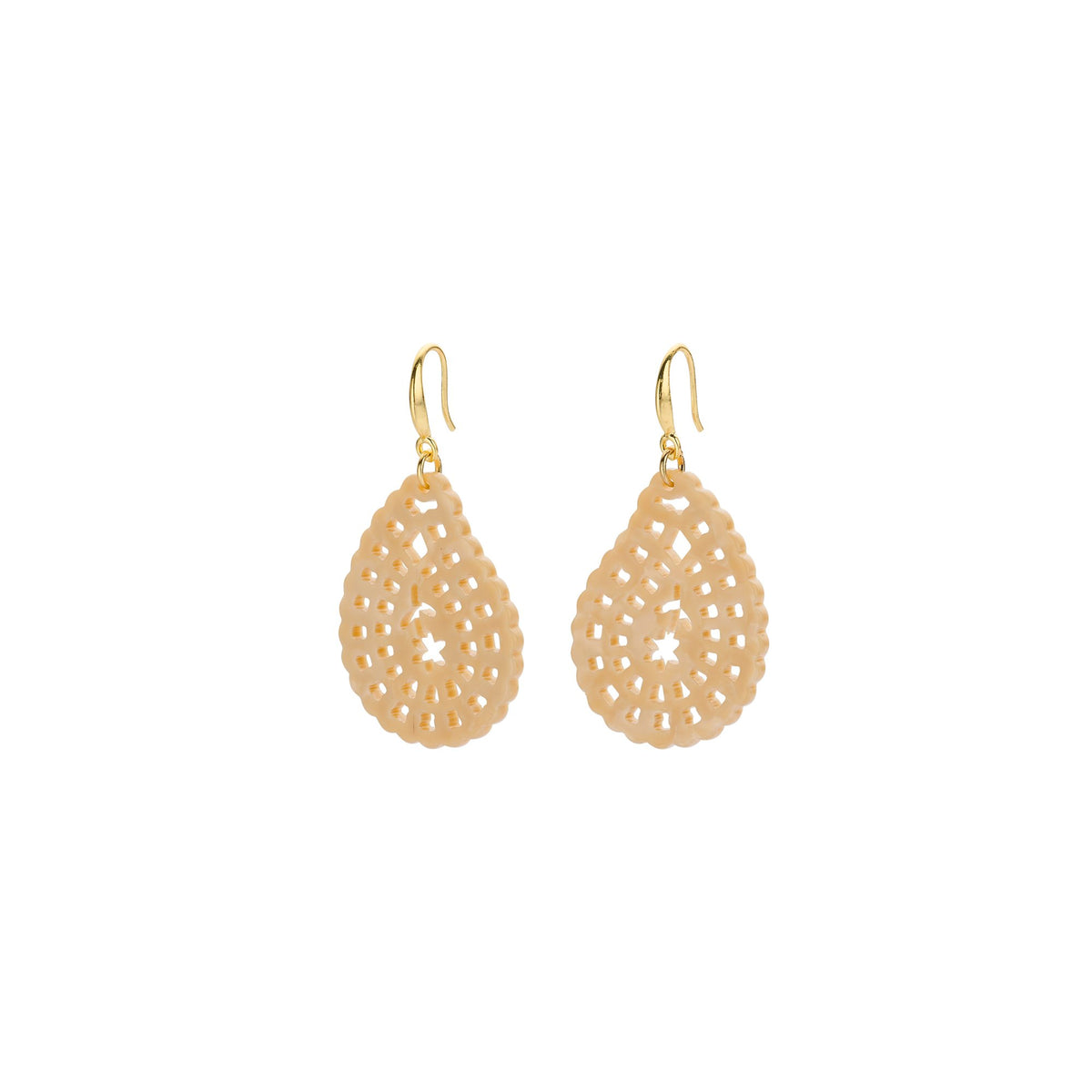 Biba oorbellen beige – 85192MIX08 | Karla's Boom
