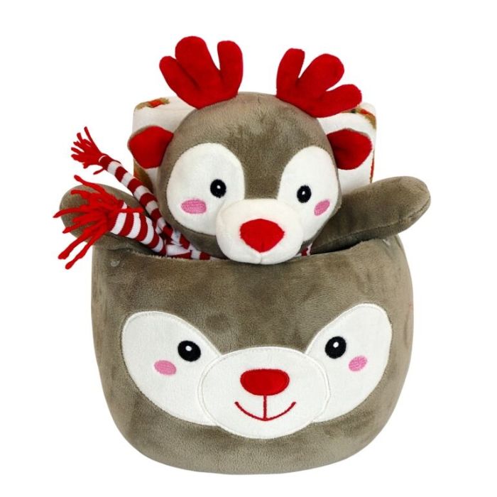 Cadeaumand Joy rendier – 25 cm / 90 × 75 cm