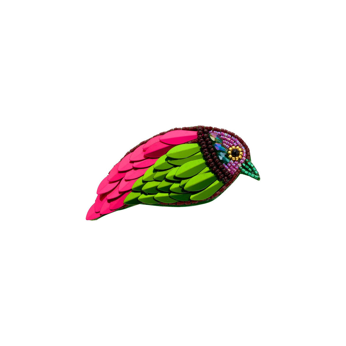 vogel groen roze medium