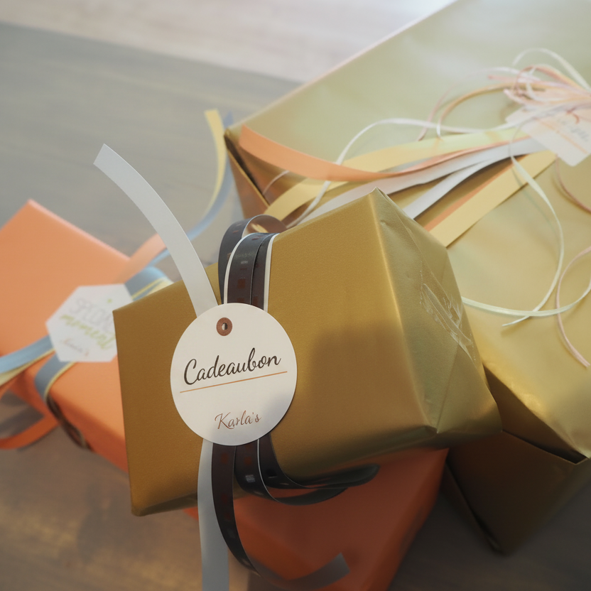 Karla's Cadeaubon met tekst