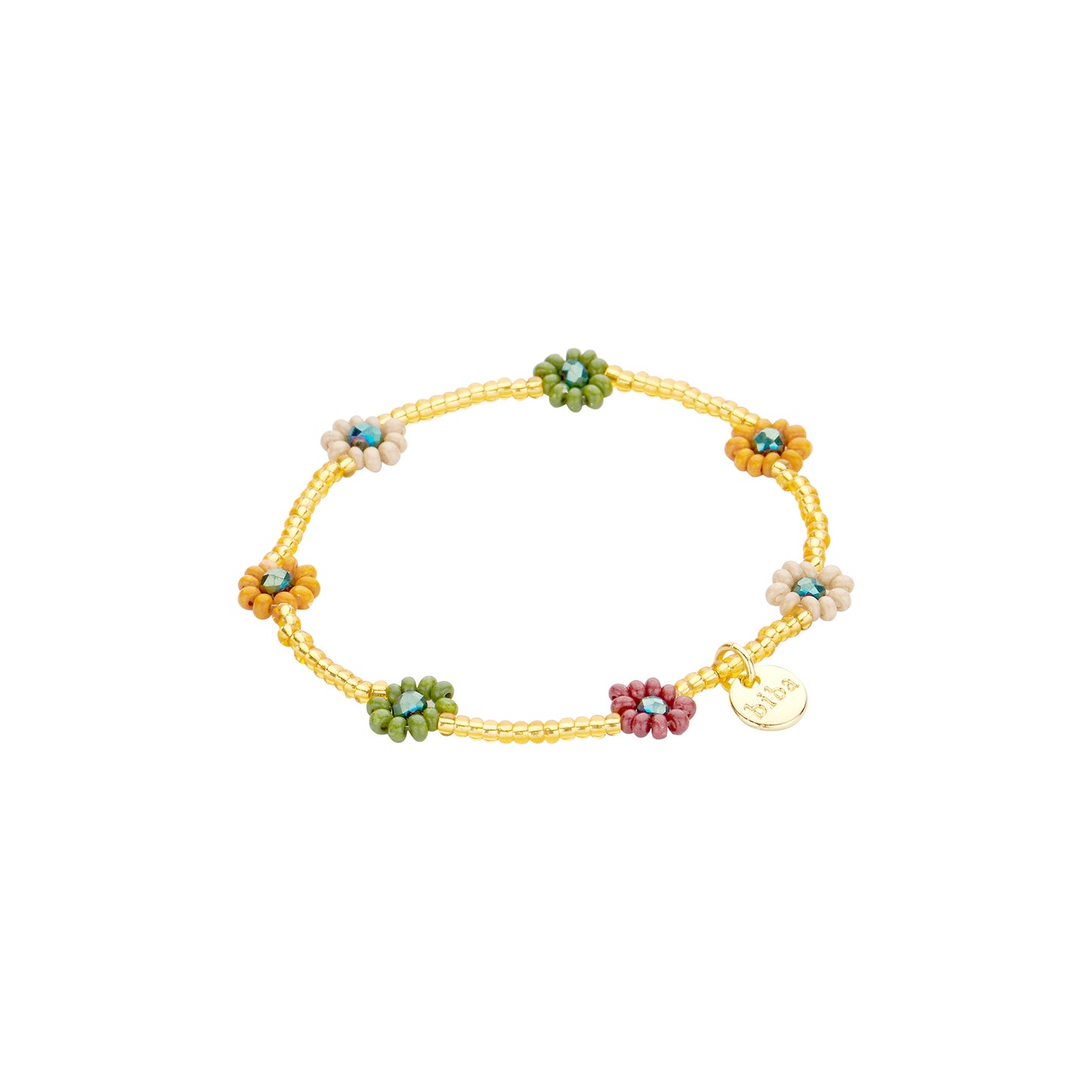 Biba kinderarmband Crystal Basics Groen (016-MIX07) van Biba