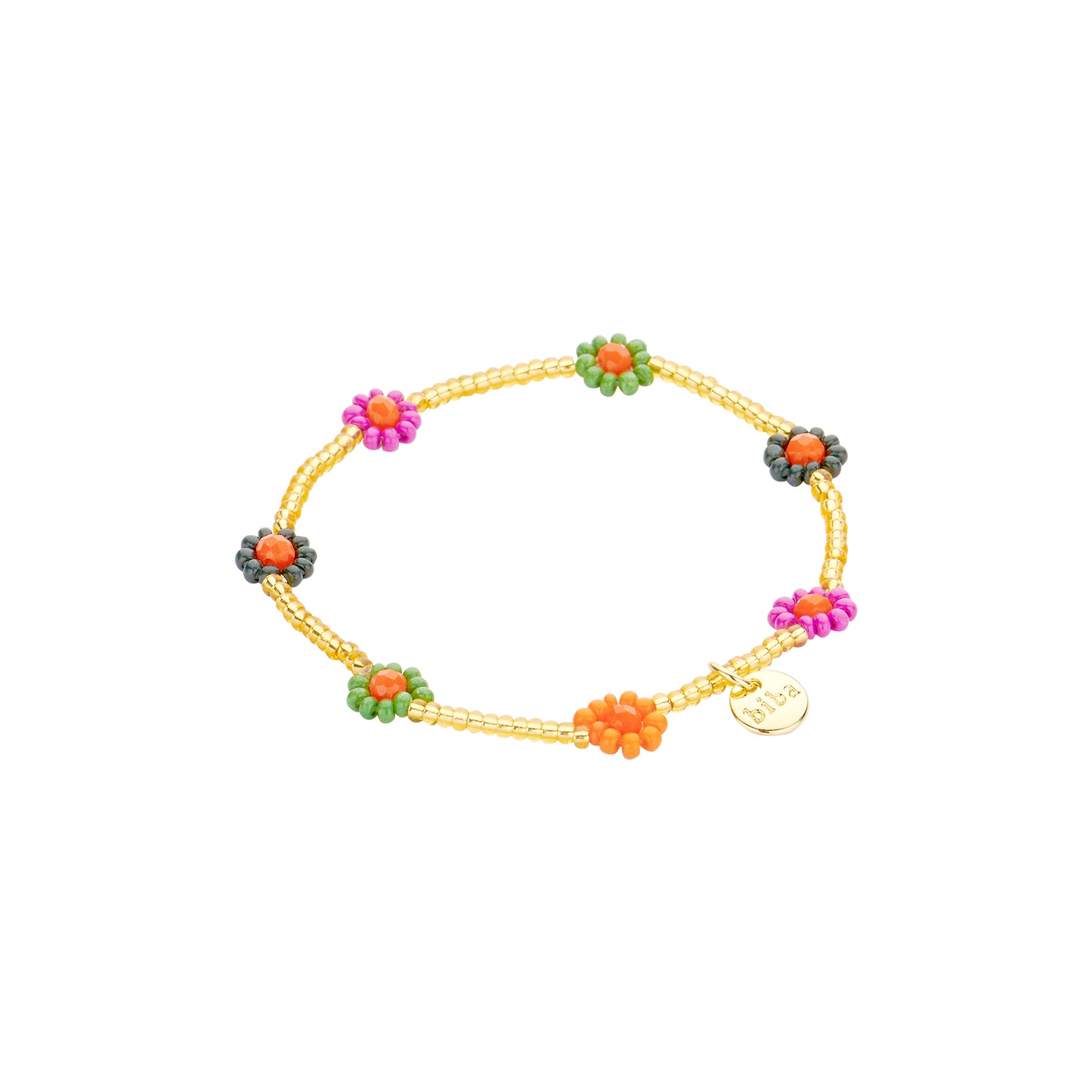 Biba kinderarmband Crystal Basics Roze (016-MIX08) van Biba
