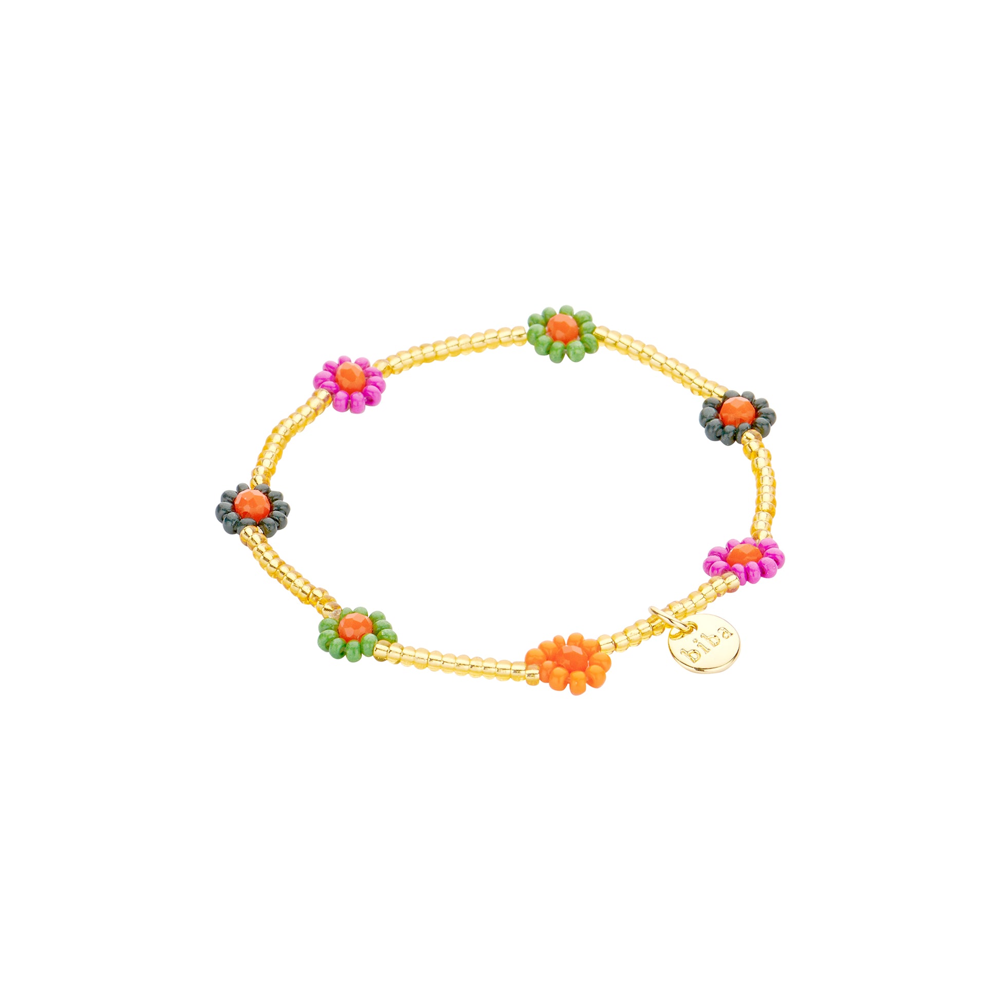 Biba kinderarmband Crystal Basics Roze (016-MIX08) van Biba