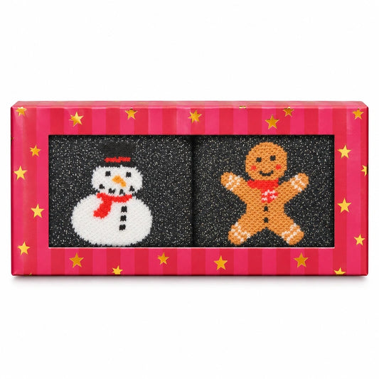 Sokken - Sneeuwman - peperkoek