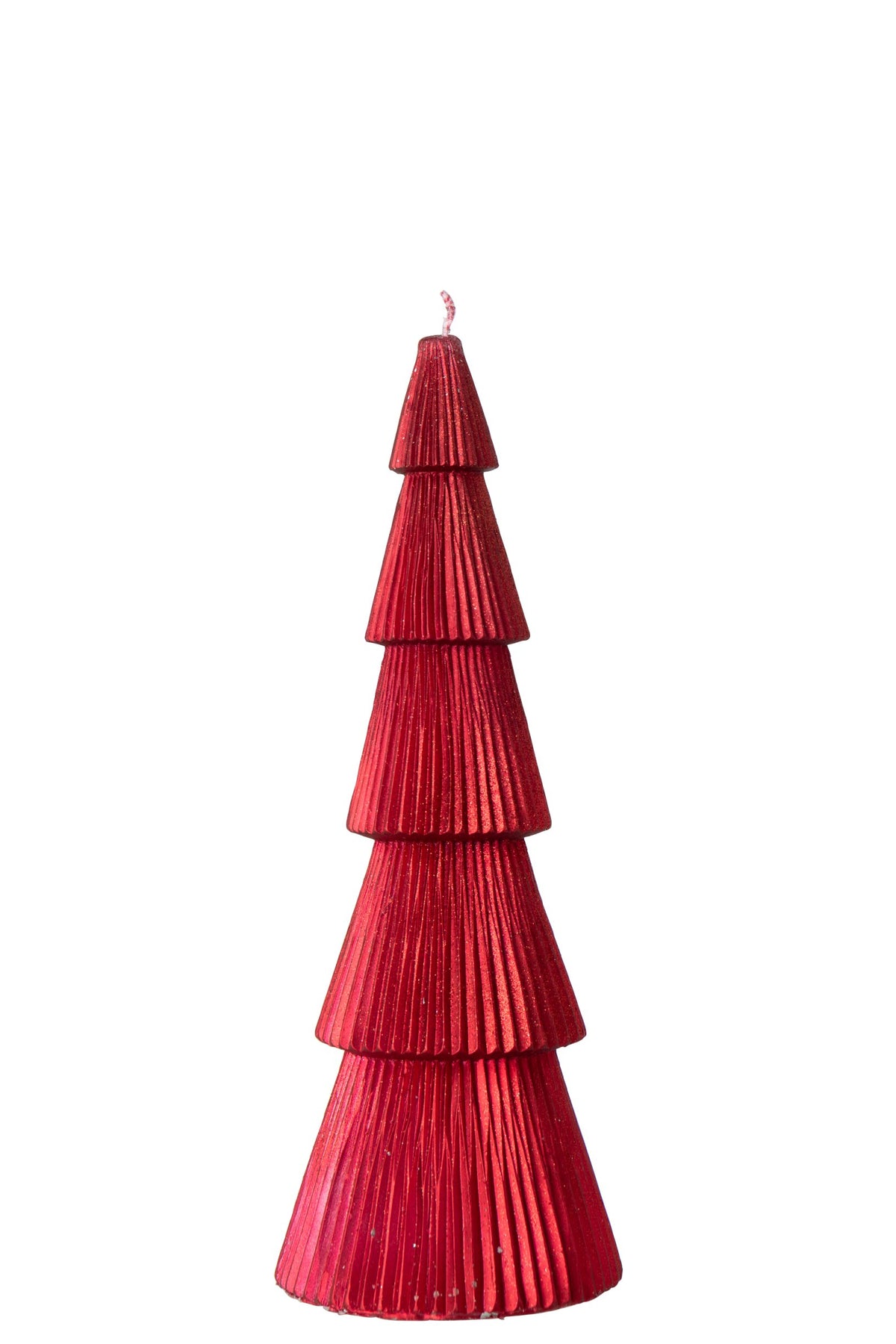 J-Line Dennenboomkaars kerstrood – large