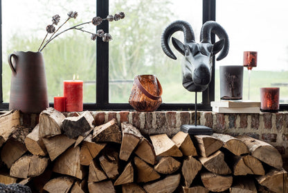 Cilinderkaars bruin Small