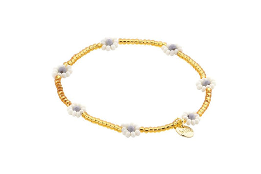 Biba Armband - elastiek - Wit