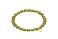 Biba armband -Miyuki beads - grasgroen