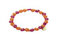 Biba armband -Miyuki beads - Roze - oranje