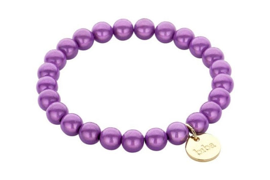 Biba Armband met Elastiek -paars