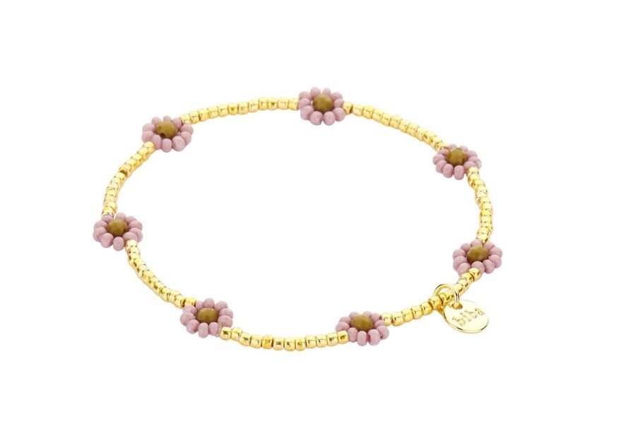 Biba Armband - elastiek - Paars