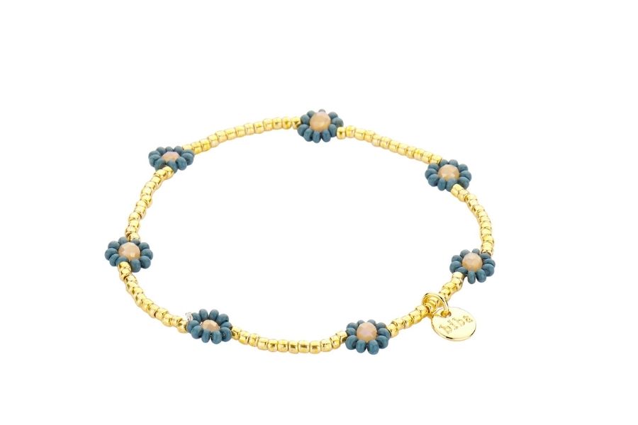 Biba Armband - elastiek - blauw