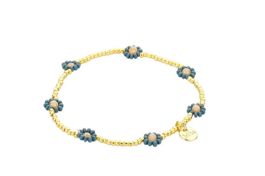 Biba Armband - elastiek - blauw