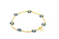Biba Armband - elastiek - blauw