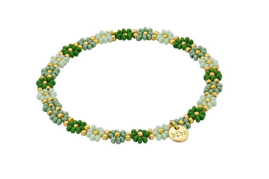Biba armband -Miyuki beads -Groen - muntgroen