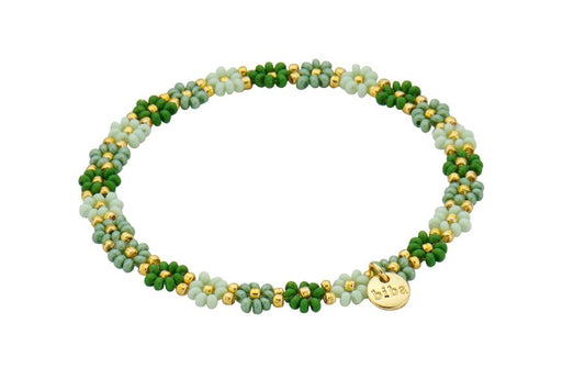 Biba armband -Miyuki beads -Groen - muntgroen