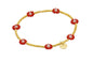 Biba Armband - elastiek - Rood