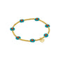 Biba Armband Flower Power Blauw