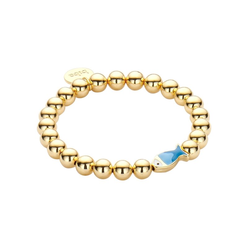 Biba Armband Golden Fish Blauw