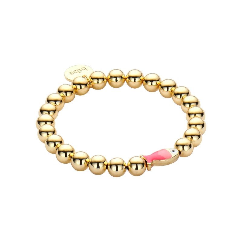 Biba Armband Golden Fish Roze