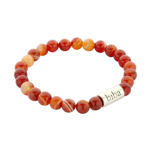 biba heren armband roestkleur