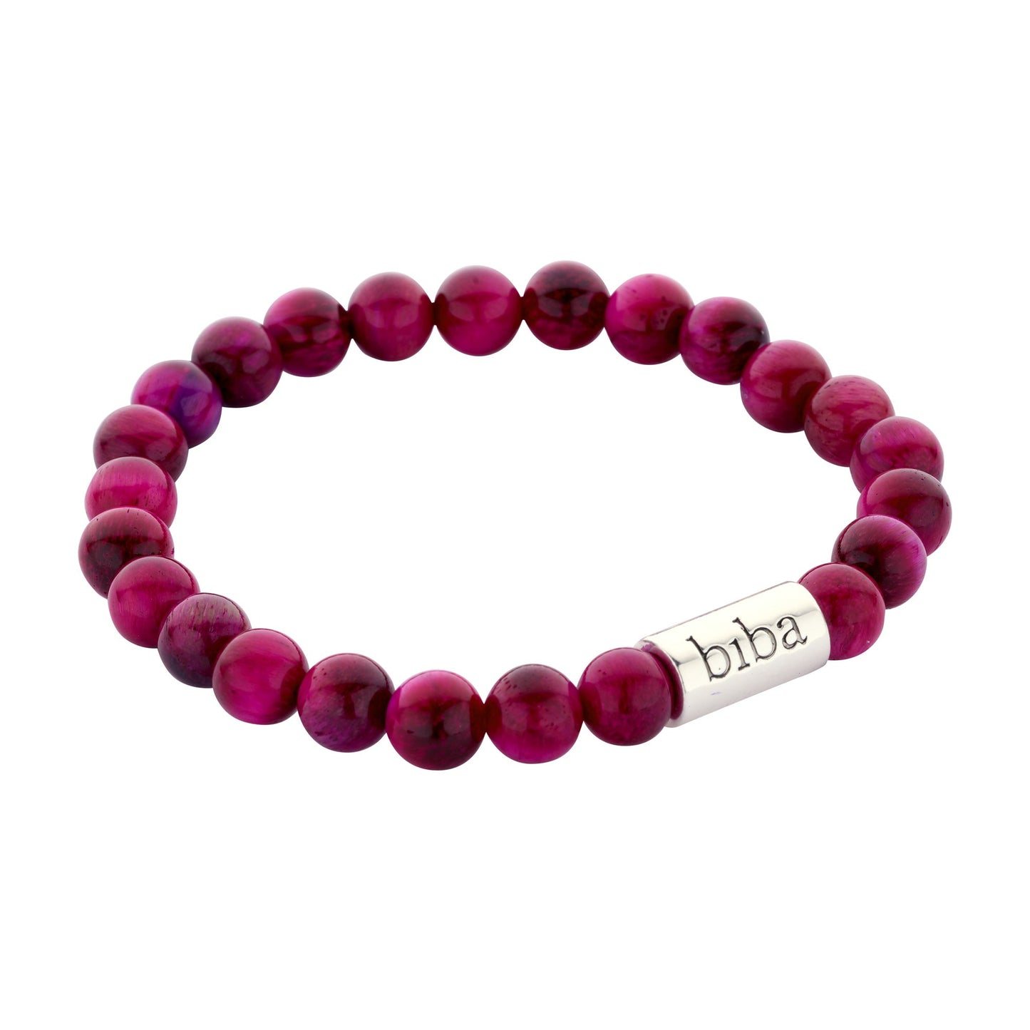 Biba herenarmband met natuursteen Roze - Karla's