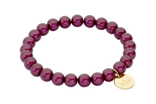 Biba Armband met Kralen Paars