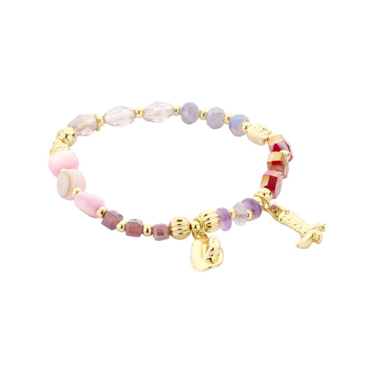 Biba armband paars – 55483MIX04 | Karla's Boom