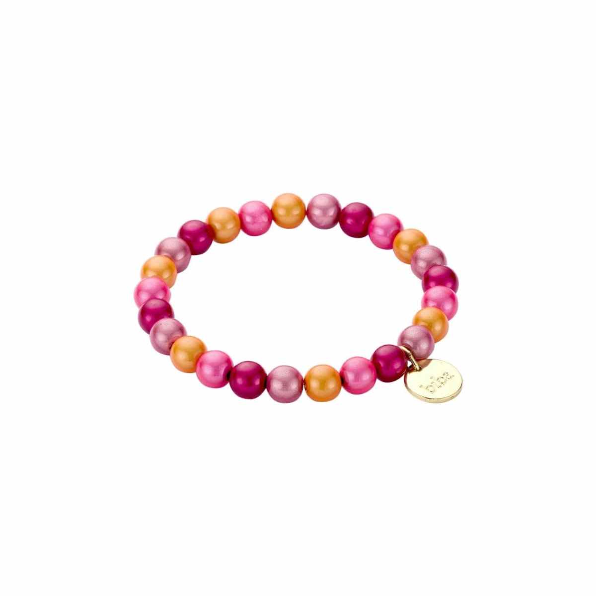 Biba Zomerse armband biba- Roze -Mulmticolor