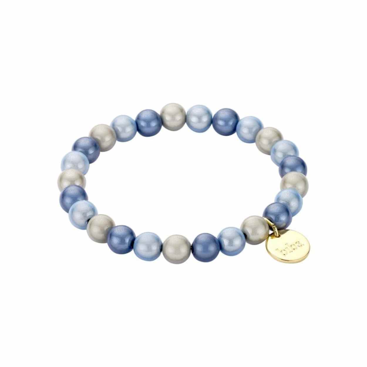 Biba Basis Armband - Blauw Mix