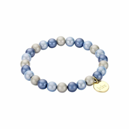 Biba Basis Armband - Blauw Mix