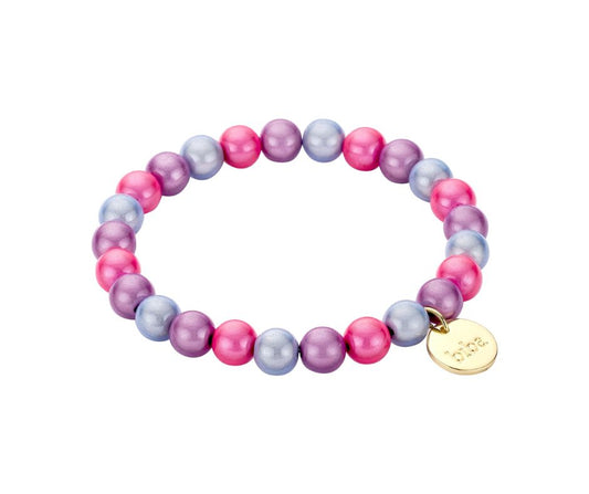 Biba Zomerse armband biba - Roze mix