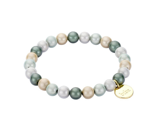 Biba Zomerse armband biba - Groen Mix