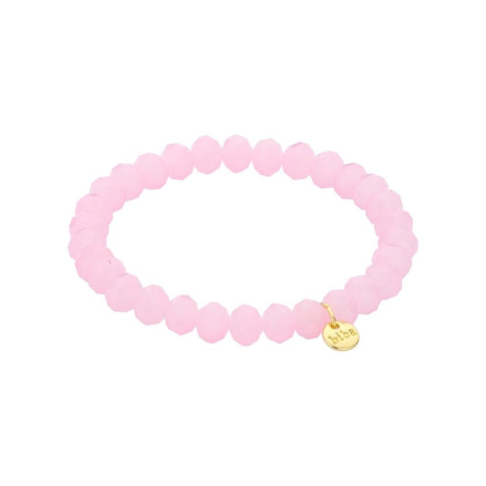 Biba Armband Crystal 8 Mm Poederroze