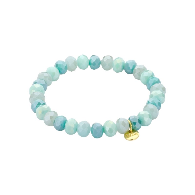 Biba Armband Crystal 8 Mm Mix Aqua