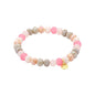 Biba Armband Crystal 8 Mm Mix Babyroze Grijs