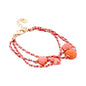 Biba Dubbele Armband Shell & Soul Oranje