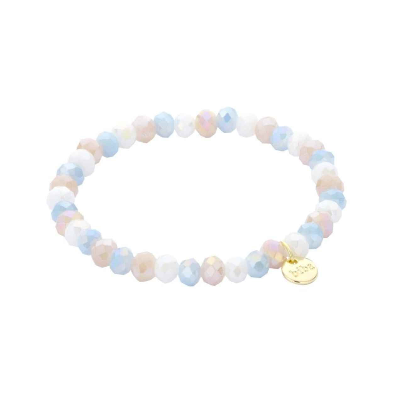 Biba Armband Crystal - Zacht Blauw Mix