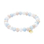 Biba Armband Crystal 8 Mm Mix Lichtblauw Zand