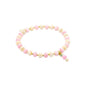 Biba armband met Champagne-bedeltje - Roze